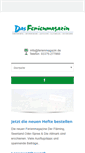 Mobile Screenshot of ferienmagazin.de